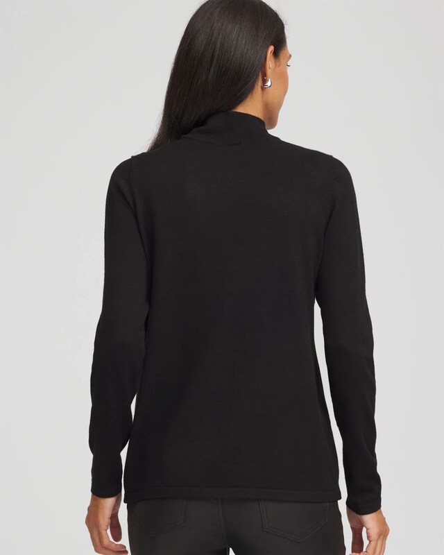 Ella Embellished Mockneck Sweater - image 3